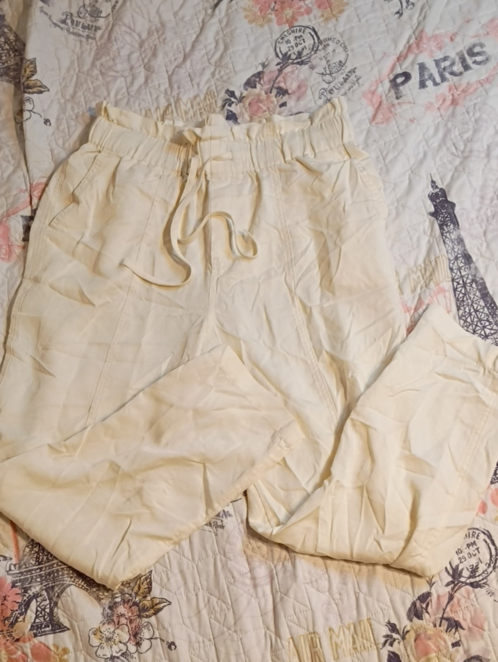 NWOT Creme Colored Synch able Pants- A New Day